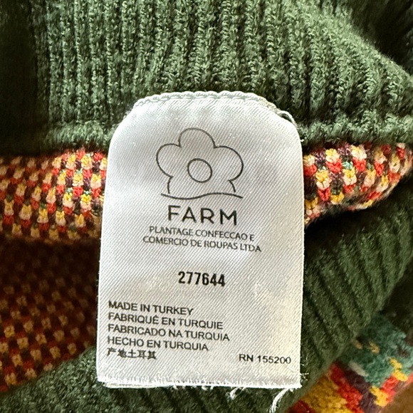 Farm Rio Anthropologie Margarita Floral Sweater Set Sz. XSMALL Petite - Picture 15 of 17